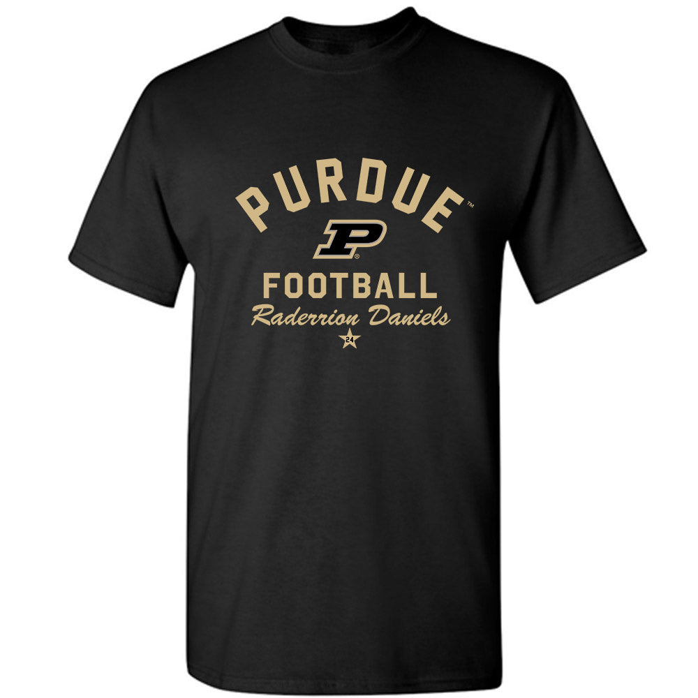 Purdue - NCAA Football : Raderrion Daniels - Classic Shersey T-Shirt-1