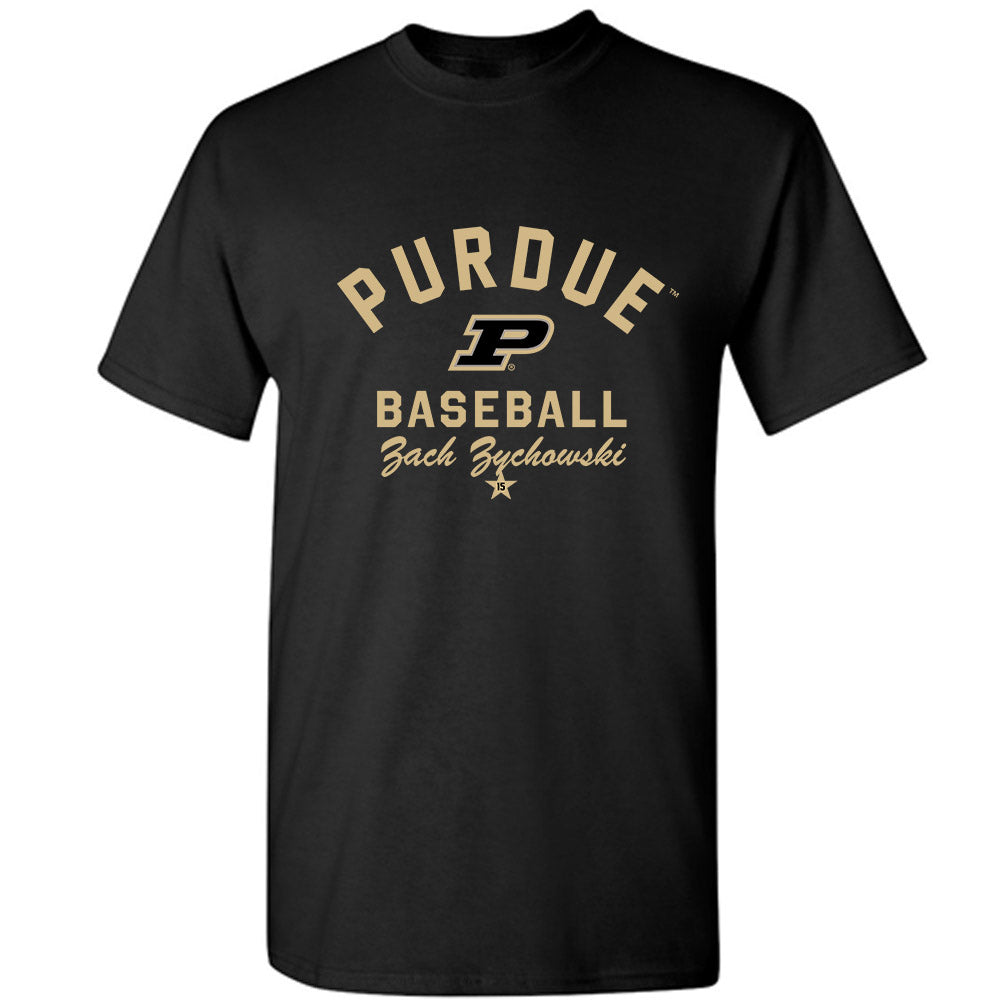 Purdue - NCAA Baseball : Zach Zychowski - Classic Shersey T-Shirt-0