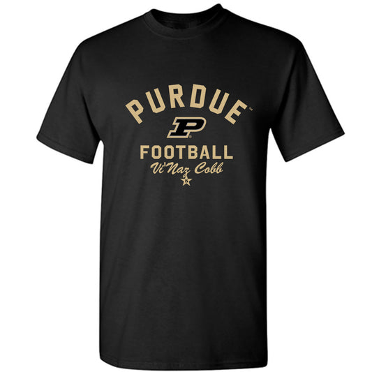 Purdue - NCAA Football : Vi'Naz Cobb - Classic Shersey T-Shirt-0