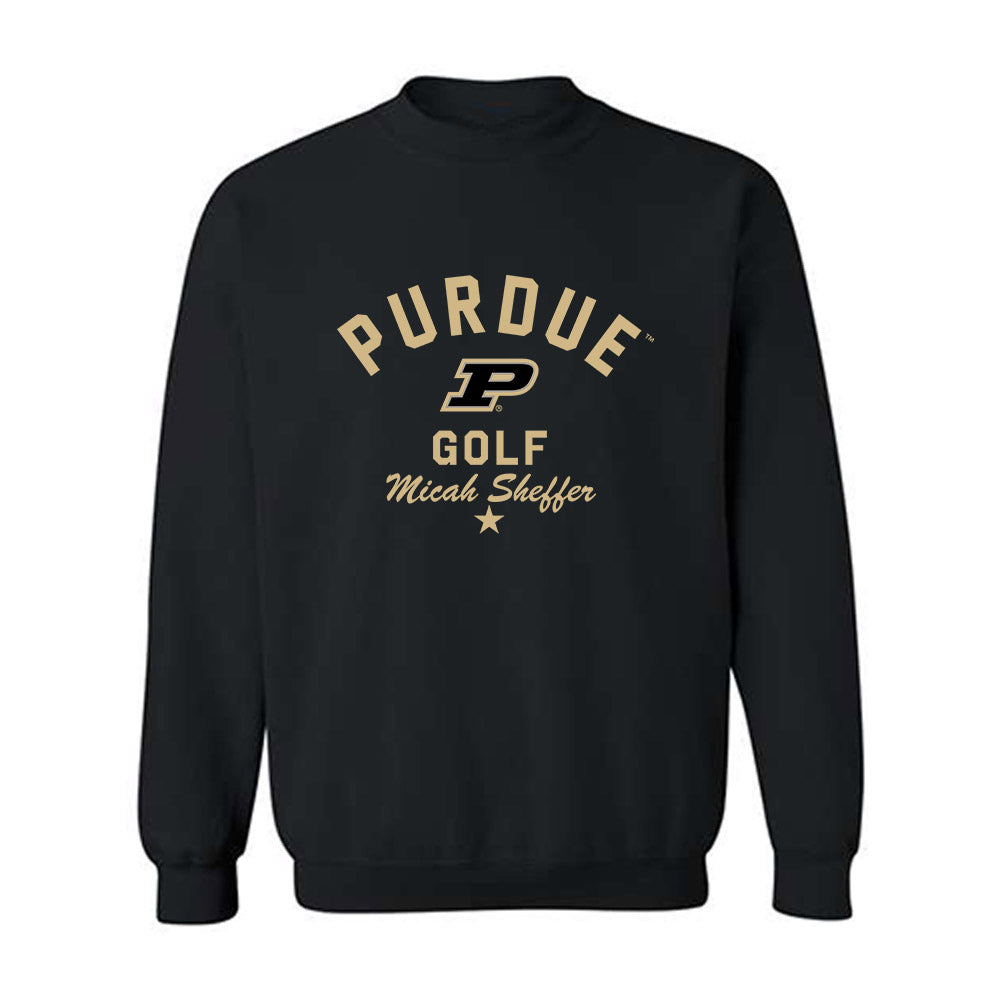 Purdue - NCAA Men's Golf : Micah Sheffer - Classic Shersey Crewneck Sweatshirt-0