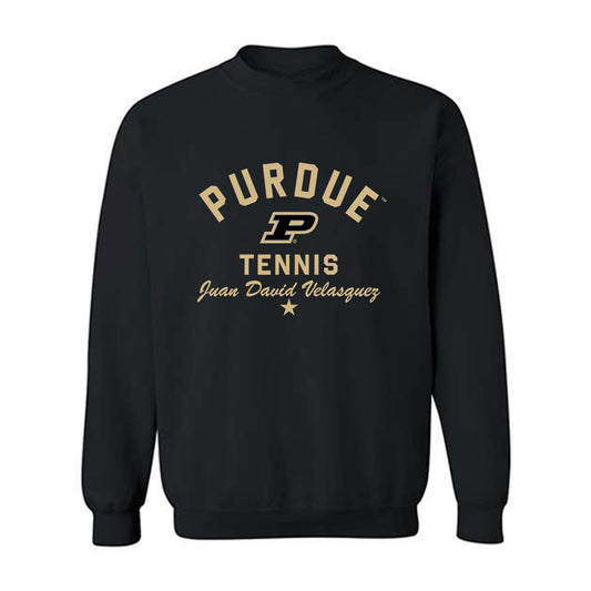 Purdue - NCAA Men's Tennis : Juan David Velasquez - Classic Shersey Crewneck Sweatshirt-0