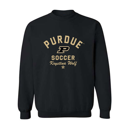 Purdue - NCAA Women's Soccer : Krystina Wolf - Classic Shersey Crewneck Sweatshirt-1
