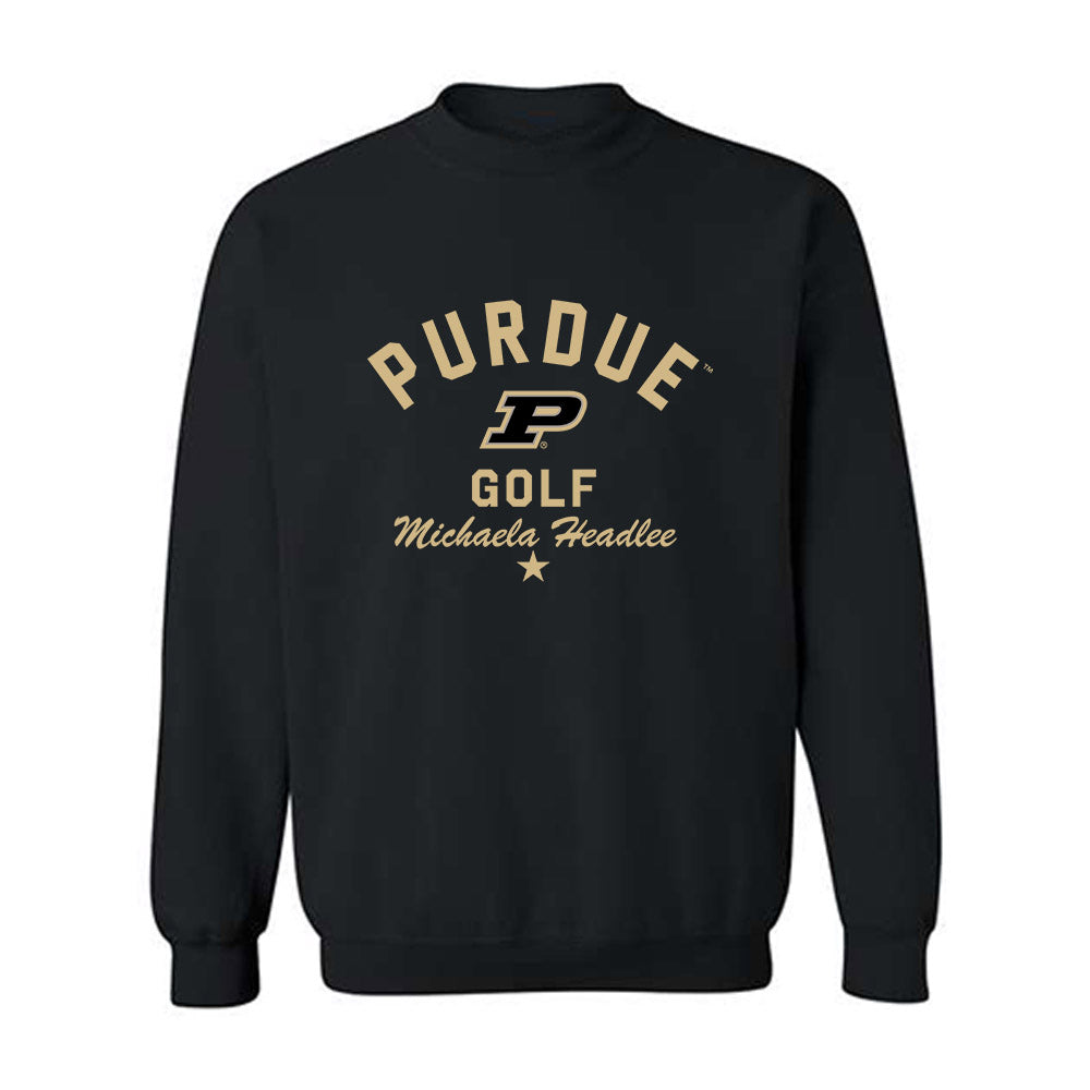 Purdue - NCAA Women's Golf : Michaela Headlee - Classic Shersey Crewneck Sweatshirt-0