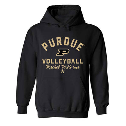 Purdue - NCAA Women's Volleyball : Rachel Williams - Classic Shersey Hooded Sweatshirt-1