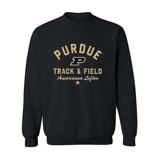Purdue - NCAA Women's Track & Field : Amarianna Lofton - Classic Shersey Crewneck Sweatshirt-0
