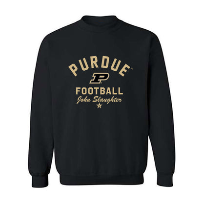 Purdue - NCAA Football : John Slaughter - Classic Shersey Crewneck Sweatshirt-1