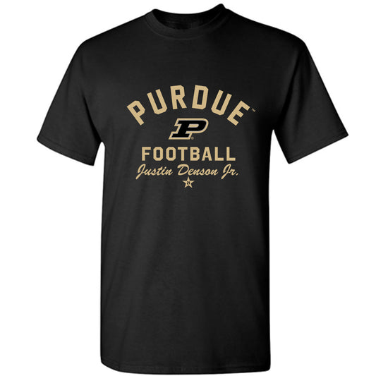 Purdue - NCAA Football : Justin Denson Jr. - Classic Shersey T-Shirt-0