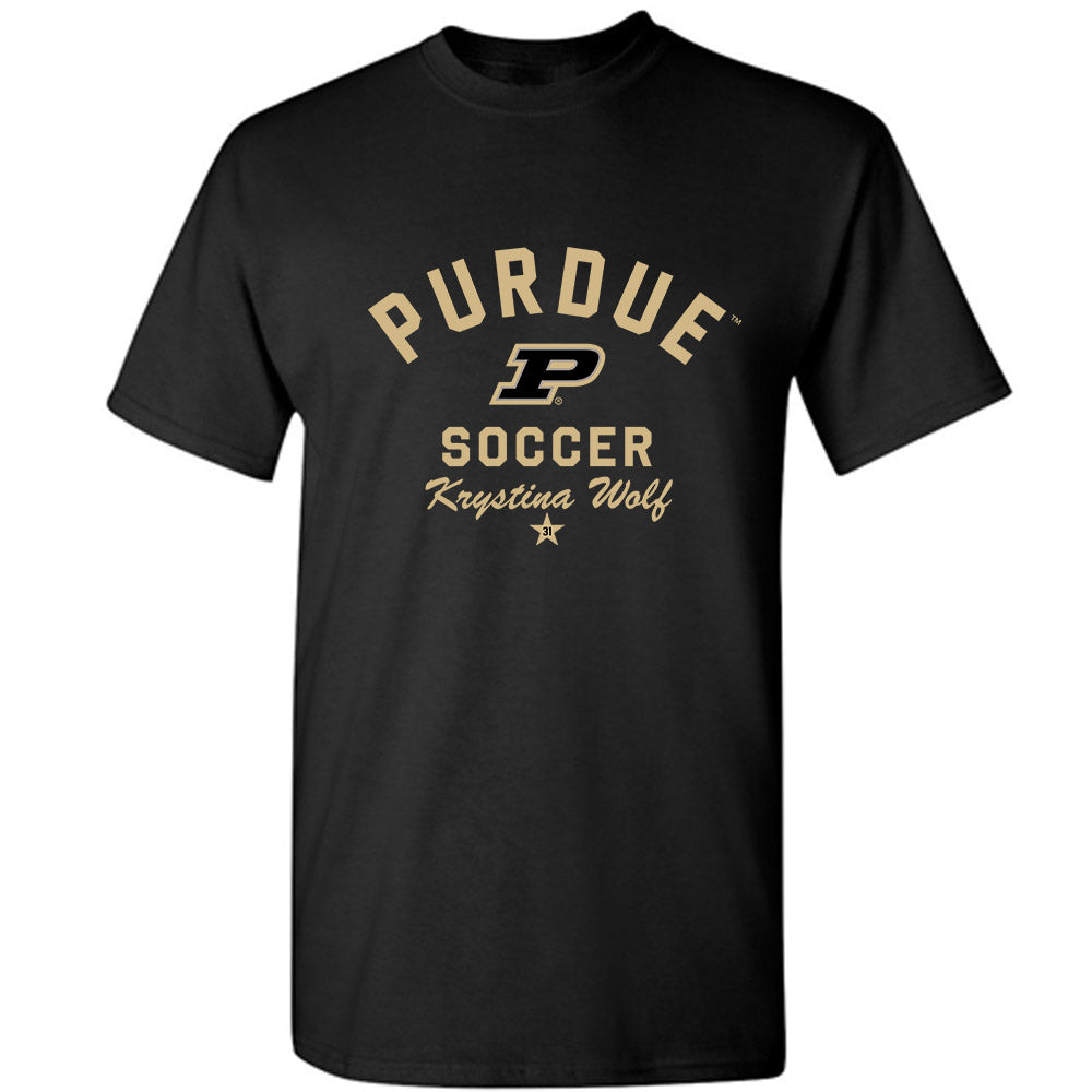 Purdue - NCAA Women's Soccer : Krystina Wolf - Classic Shersey T-Shirt-1