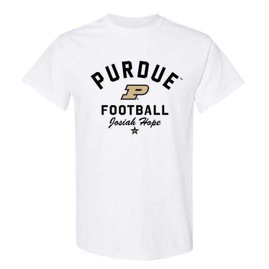 Purdue - NCAA Football : Josiah Hope - Classic Shersey T-Shirt-0