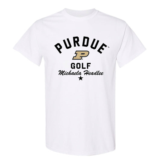 Purdue - NCAA Women's Golf : Michaela Headlee - Classic Shersey T-Shirt-0