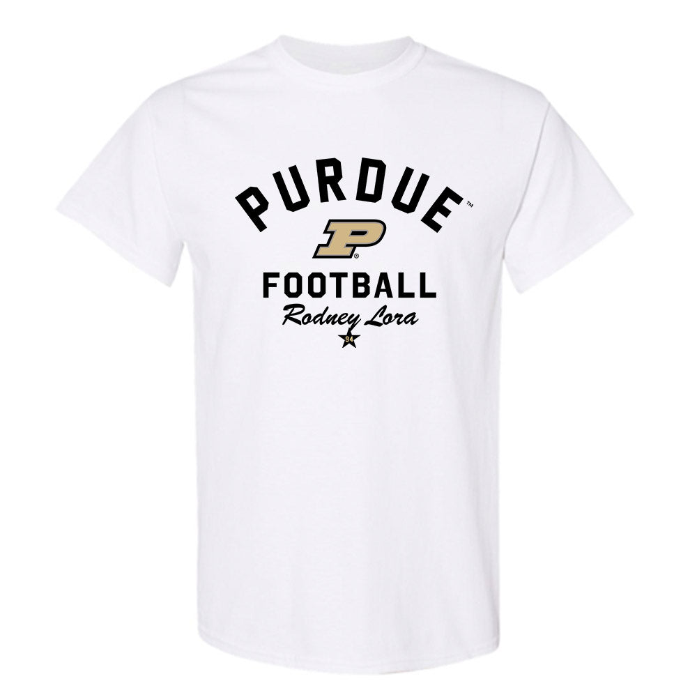 Purdue - NCAA Football : Rodney Lora - Classic Shersey T-Shirt-0