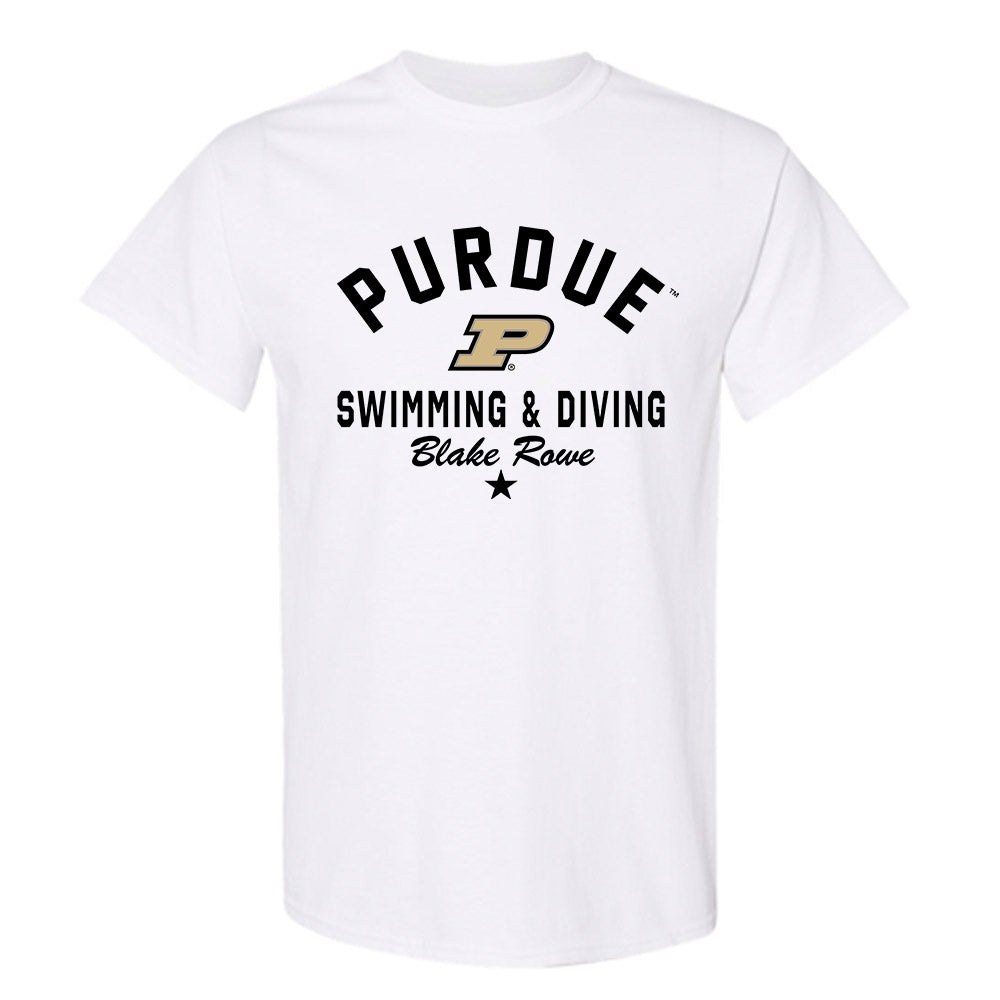 Purdue - NCAA Men's Swimming & Diving : Blake Rowe - Classic Shersey T-Shirt-0