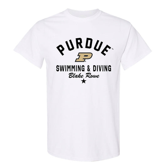 Purdue - NCAA Men's Swimming & Diving : Blake Rowe - Classic Shersey T-Shirt-0