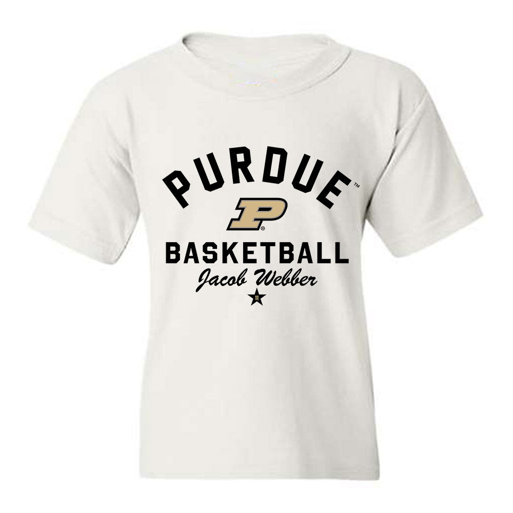 Purdue - NCAA Men's Basketball : Jacob Webber - Classic Shersey Youth T-Shirt-0