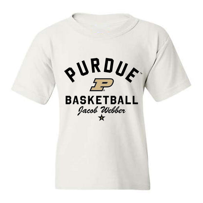 Purdue - NCAA Men's Basketball : Jacob Webber - Classic Shersey Youth T-Shirt-0