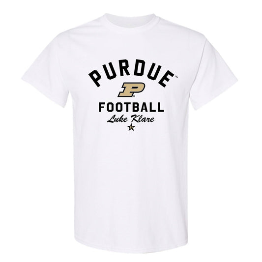 Purdue - NCAA Football : Luke Klare - Classic Shersey T-Shirt-0