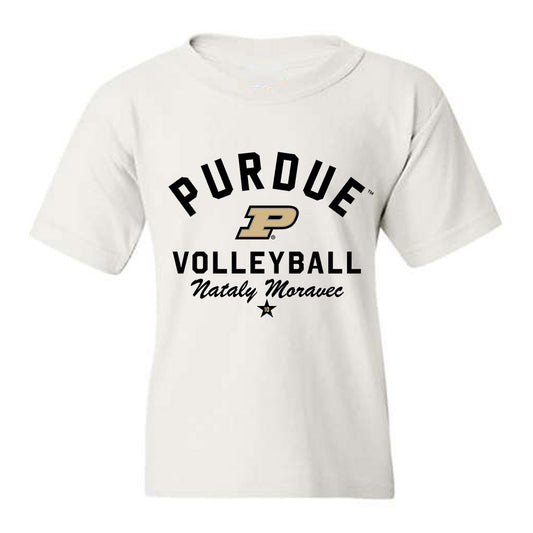 Purdue - NCAA Women's Volleyball : Nataly Moravec - Classic Shersey Youth T-Shirt-0