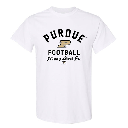 Purdue - NCAA Football : Jeremy Lewis Jr. - Classic Shersey T-Shirt-0