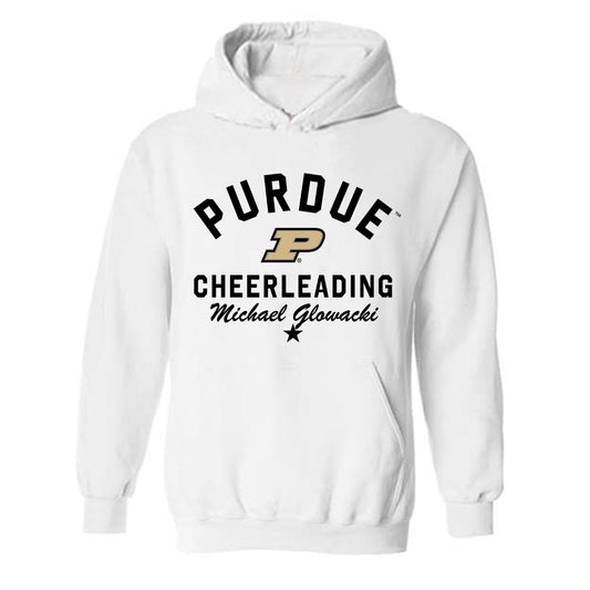 Purdue - NCAA Cheerleading : Michael Glowacki - Classic Shersey Hooded Sweatshirt-0