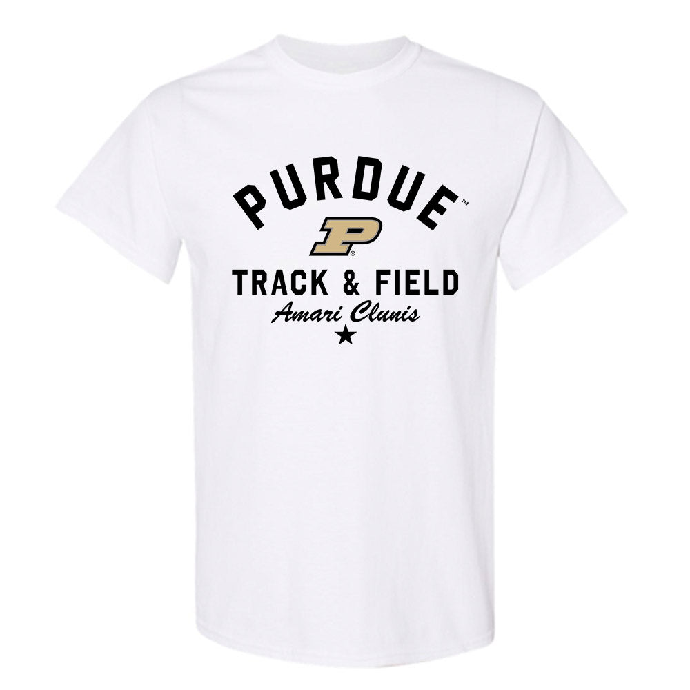 Purdue - NCAA Men's Track & Field : Amari Clunis - Classic Shersey T-Shirt-0