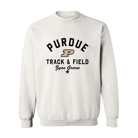 Purdue - NCAA Men's Track & Field : Zyan Greene - Classic Shersey Crewneck Sweatshirt-0