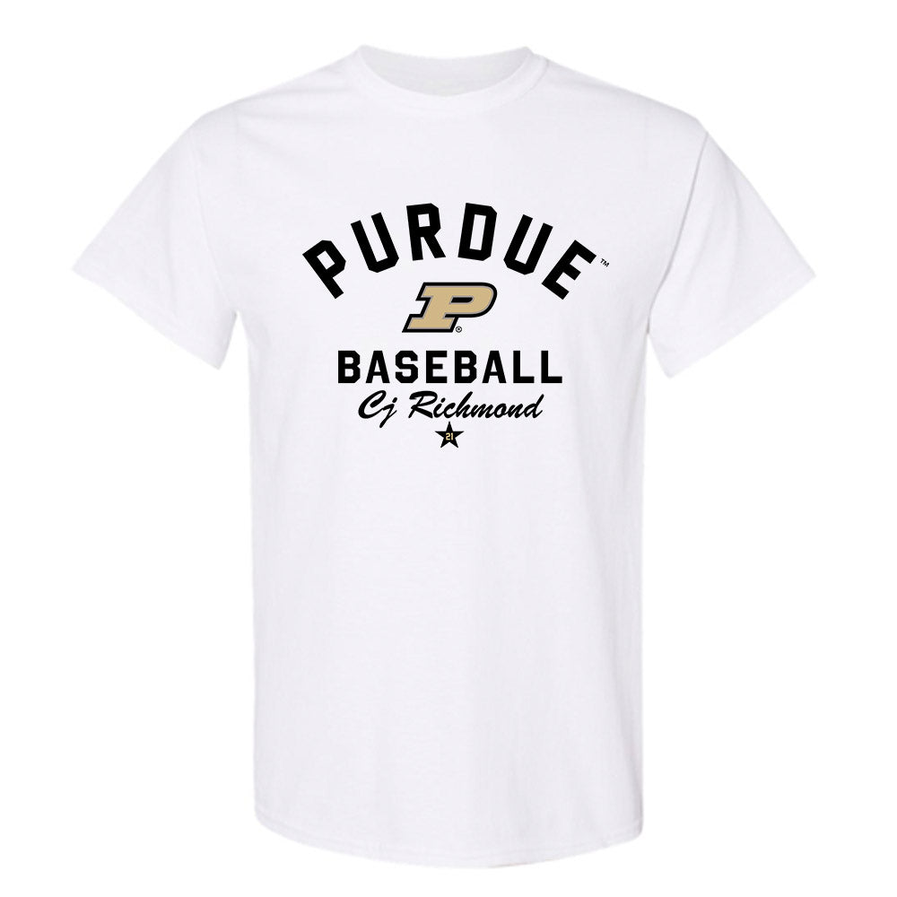 Purdue - NCAA Baseball : Cj Richmond - Classic Shersey T-Shirt-0