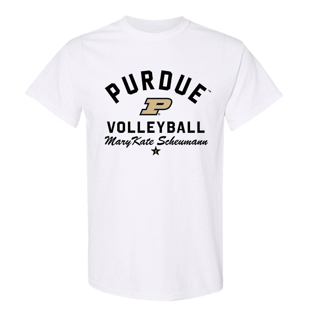 Purdue - NCAA Women's Volleyball : MaryKate Scheumann - Classic Shersey T-Shirt-0