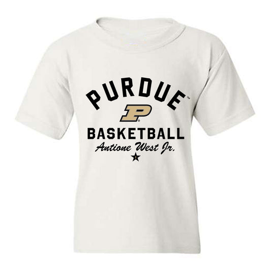 Purdue - NCAA Men's Basketball : Antione West Jr. - Classic Shersey Youth T-Shirt-0