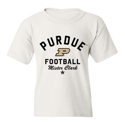 Purdue - NCAA Football : Mister Clark - Classic Shersey Youth T-Shirt-0