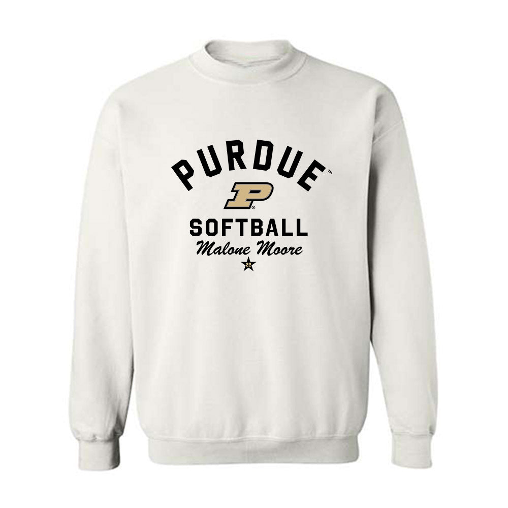 Purdue - NCAA Softball : Malone Moore - Classic Shersey Crewneck Sweatshirt-0