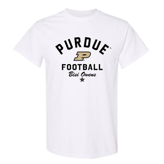 Purdue - NCAA Football : Bisi Owens - Classic Shersey T-Shirt-0