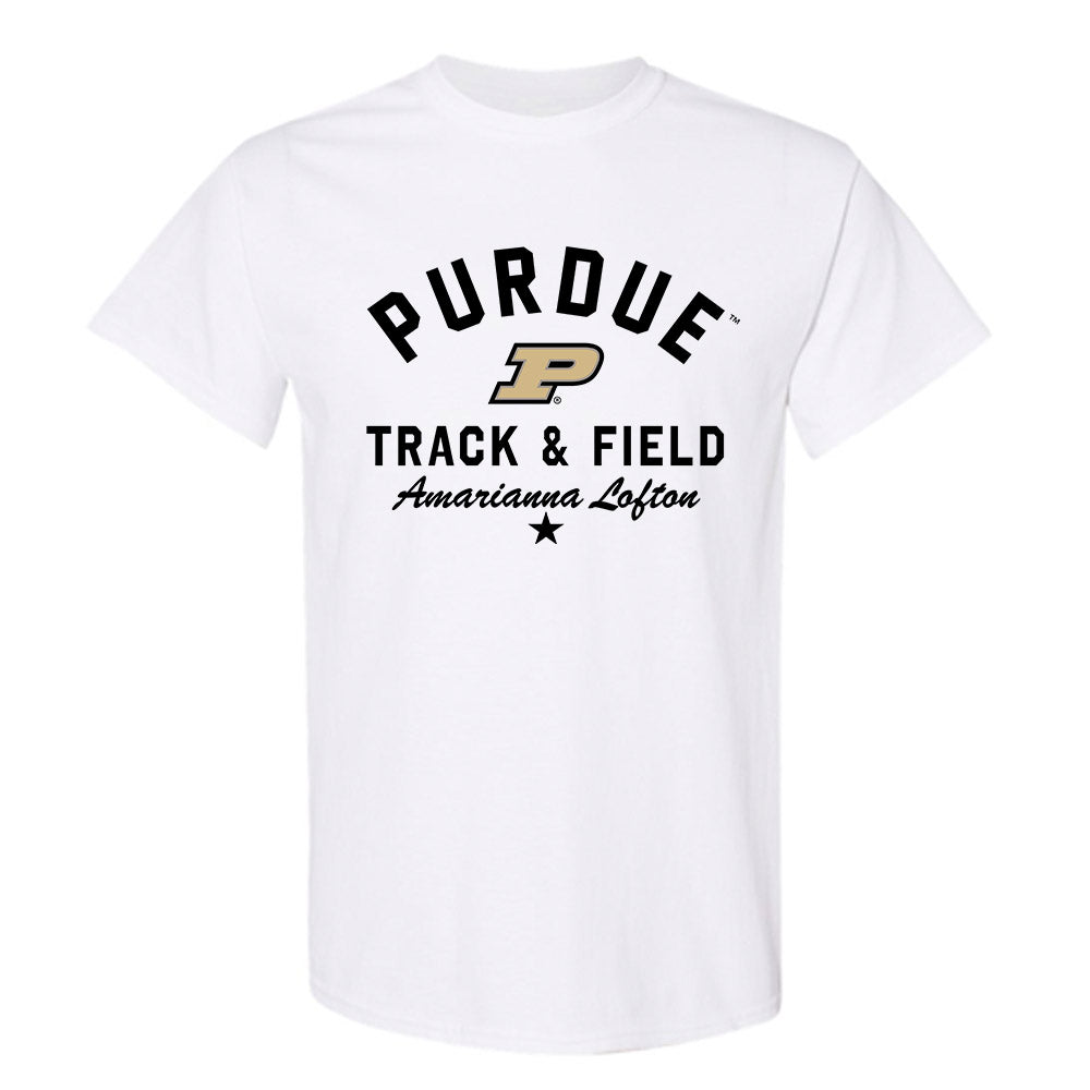 Purdue - NCAA Women's Track & Field : Amarianna Lofton - Classic Shersey T-Shirt-0