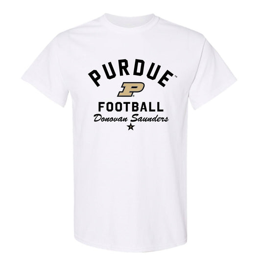 Purdue - NCAA Football : Donovan Saunders - Classic Shersey T-Shirt-0