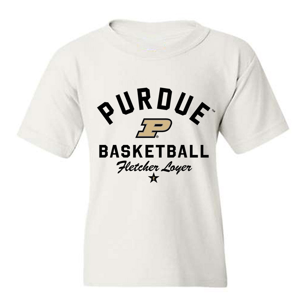 Purdue - NCAA Men's Basketball : Fletcher Loyer - Classic Shersey Youth T-Shirt-0