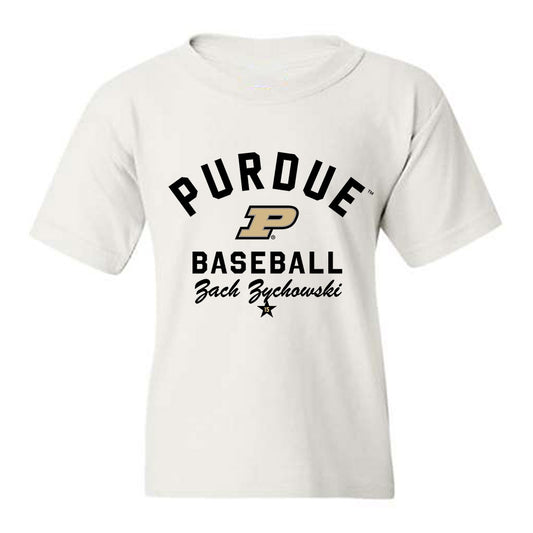Purdue - NCAA Baseball : Zach Zychowski - Classic Shersey Youth T-Shirt-0