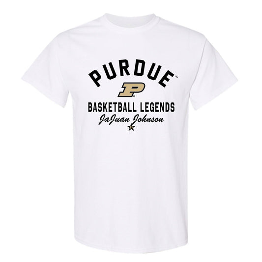 Purdue - NCAA Men's Basketball Legends : JaJuan Johnson - Classic Shersey T-Shirt-0