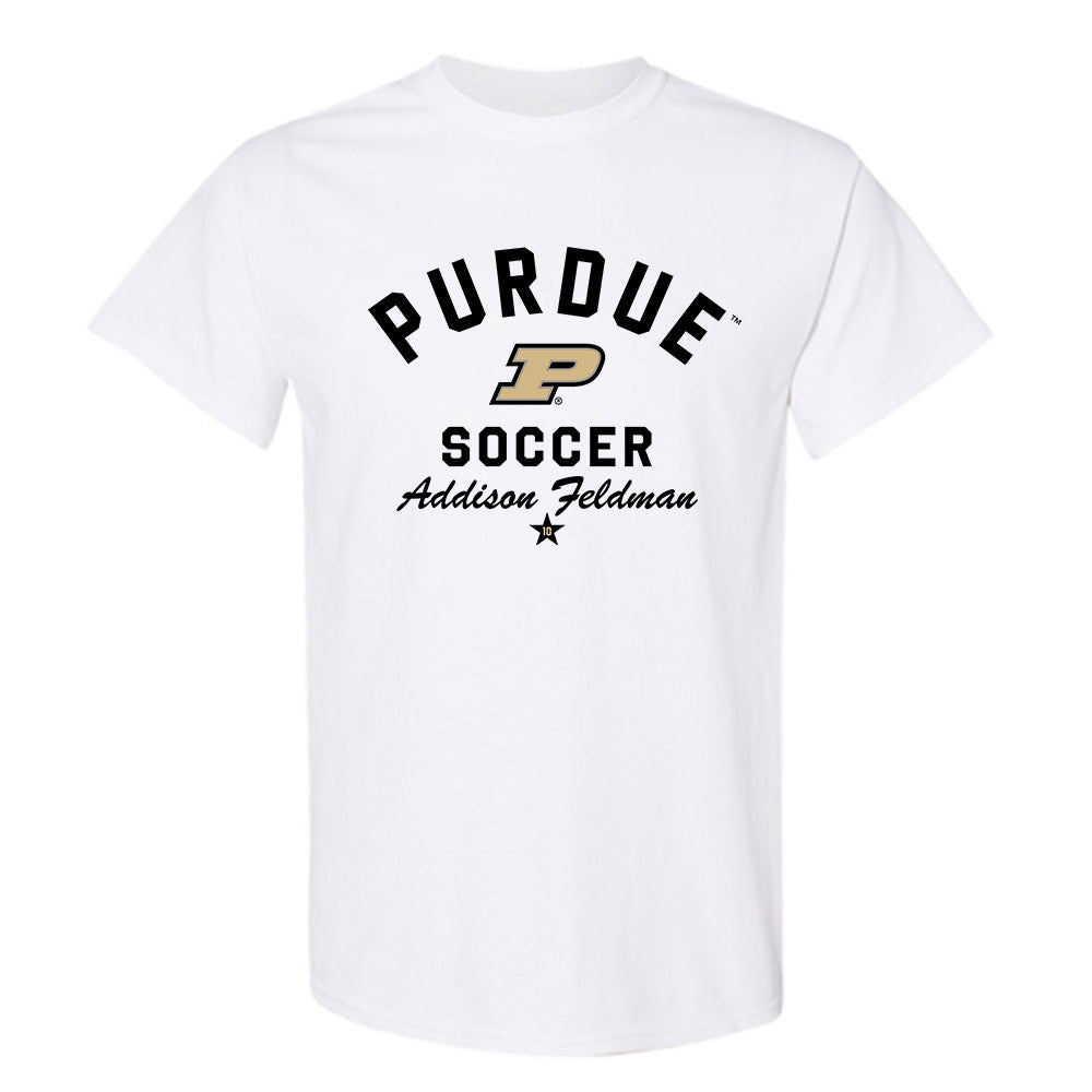 Purdue - NCAA Women's Soccer : Addison Feldman - Classic Shersey T-Shirt-0