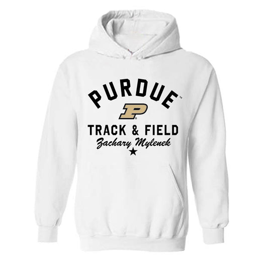 Purdue - NCAA Men's Track & Field : Zachary Mylenek - Classic Shersey Hooded Sweatshirt-0