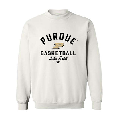 Purdue - NCAA Men's Basketball : Luke Ertel - Classic Shersey Crewneck Sweatshirt-0