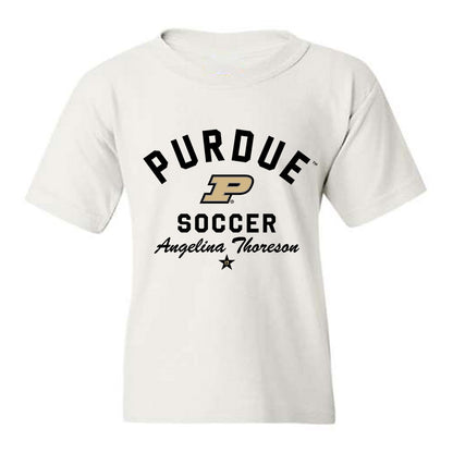 Purdue - NCAA Women's Soccer : Angelina Thoreson - Classic Shersey Youth T-Shirt-0