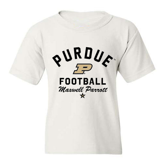 Purdue - NCAA Football : Maxwell Parrott - Classic Shersey Youth T-Shirt-0