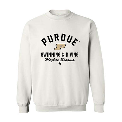 Purdue - NCAA Women's Swimming & Diving : Meghan Sharma - Classic Shersey Crewneck Sweatshirt-0