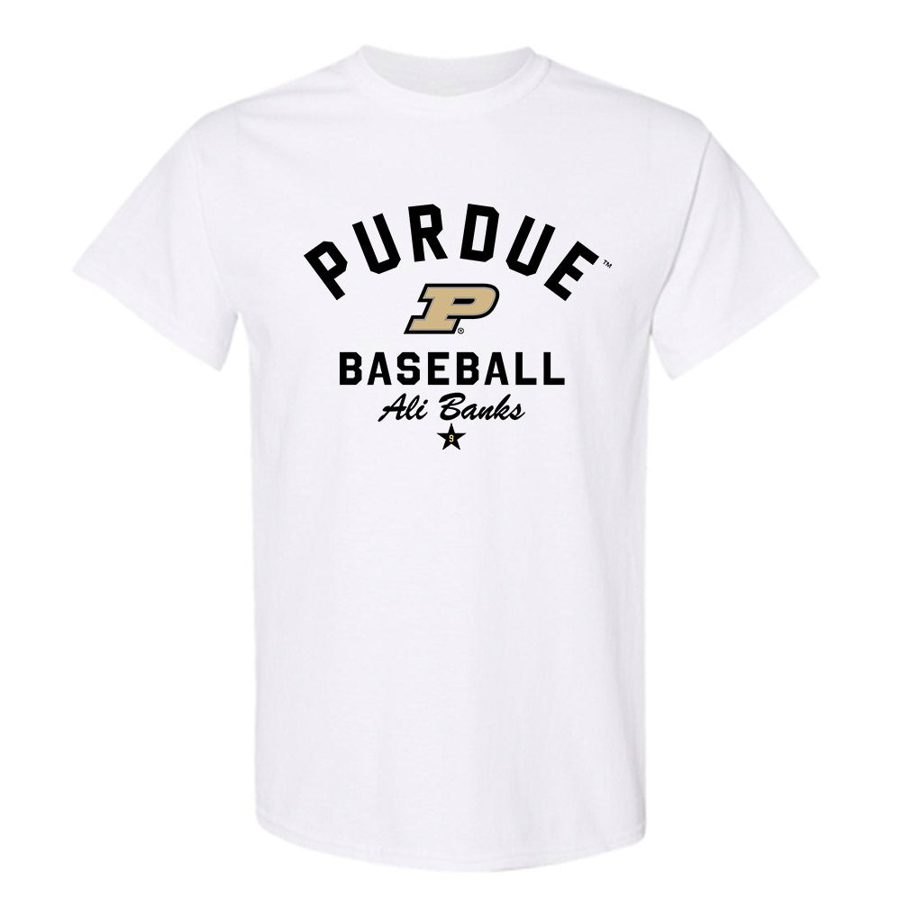 Purdue - NCAA Baseball : Ali Banks - Classic Shersey T-Shirt-0