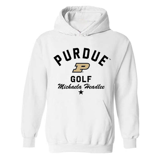 Purdue - NCAA Women's Golf : Michaela Headlee - Classic Shersey Hooded Sweatshirt-0