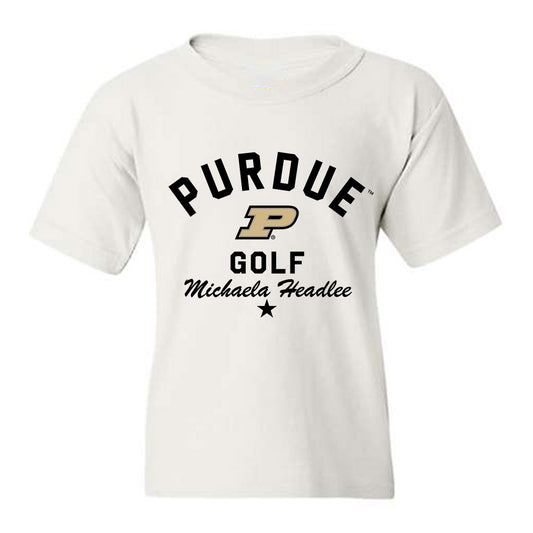 Purdue - NCAA Women's Golf : Michaela Headlee - Classic Shersey Youth T-Shirt-0