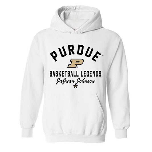 Purdue - NCAA Men's Basketball Legends : JaJuan Johnson - Classic Shersey Hooded Sweatshirt-0
