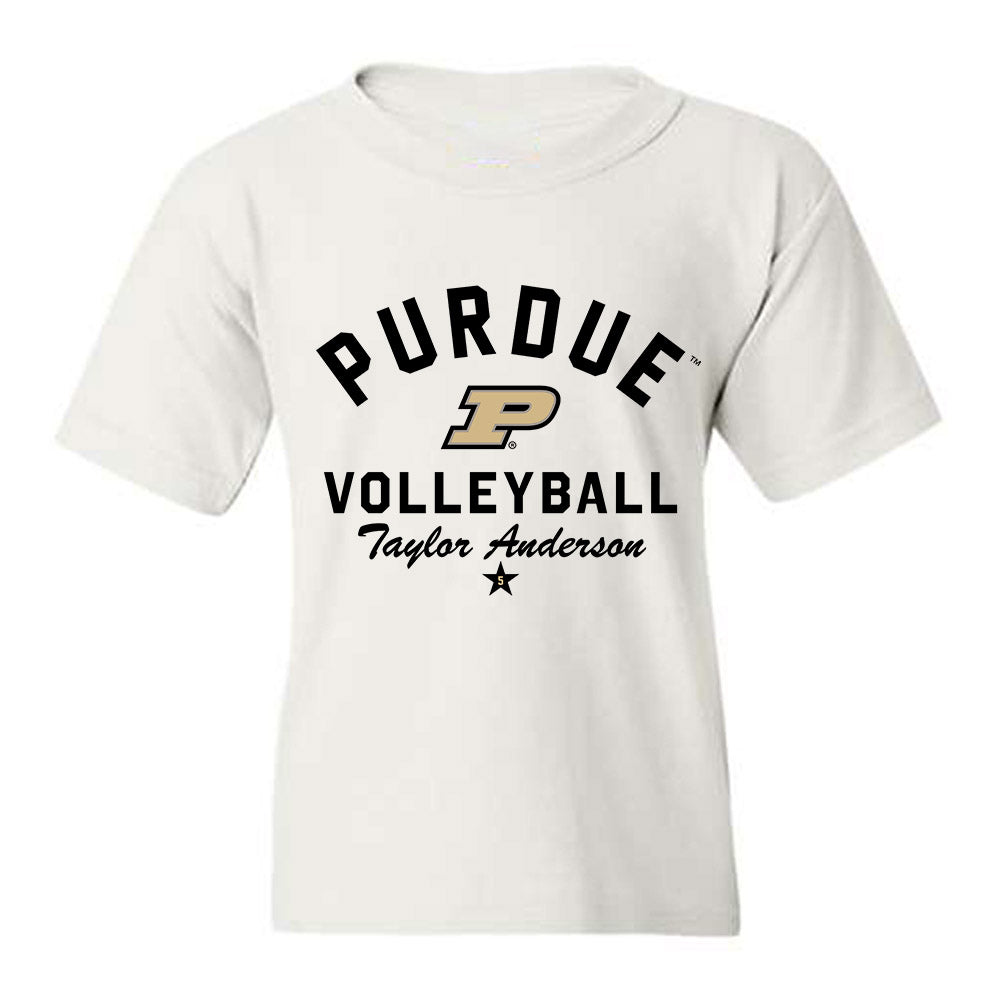 Purdue - NCAA Women's Volleyball : Taylor Anderson - Classic Shersey Youth T-Shirt-0