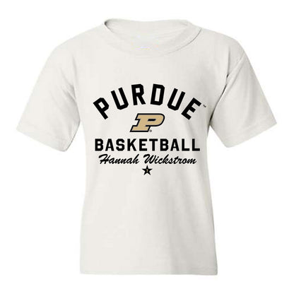 Purdue - NCAA Women's Basketball : Hannah Wickstrom - Classic Shersey Youth T-Shirt-0