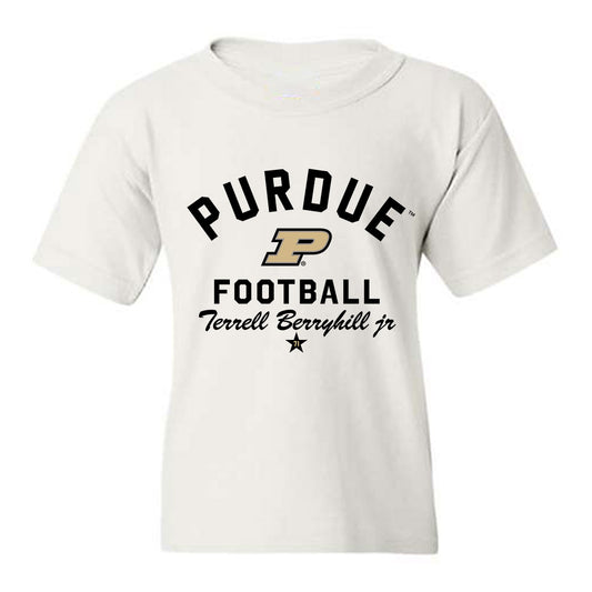 Purdue - NCAA Football : Terrell Berryhill jr - Classic Shersey Youth T-Shirt-0
