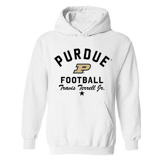 Purdue - NCAA Football : Travis Terrell Jr. - Classic Shersey Hooded Sweatshirt-0